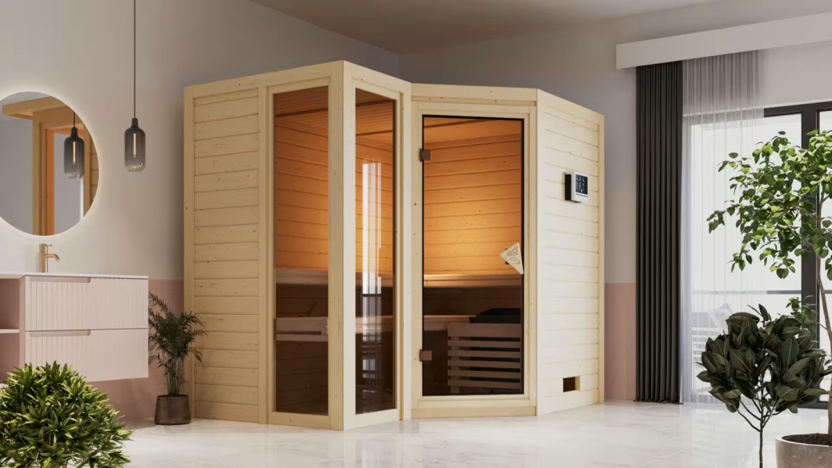 Finská sauna KARIBU AMARA (71285) LG3044