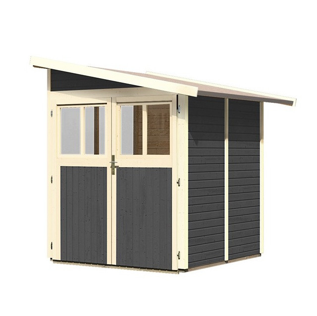 Dřevěný domek KARIBU WANDLITZ 2 (73072) šedý LG3073