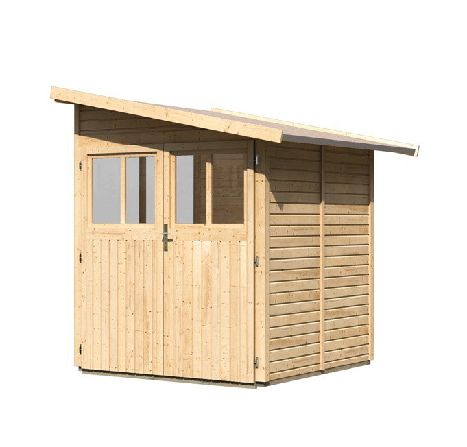 Dřevěný domek KARIBU WANDLITZ 2 (54600) natur LG3072