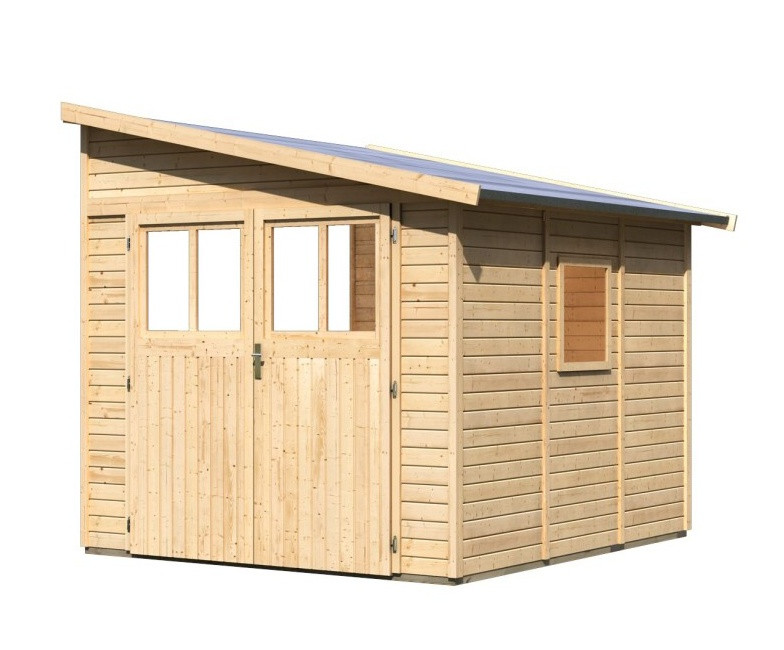 Dřevěný domek KARIBU BOMLITZ 3 (68862) natur LG3137