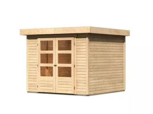 Dřevěný domek KARIBU ASKOLA 3,5 (77715) natur LG3183