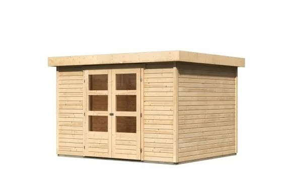 Dřevěný domek KARIBU ASKOLA 5 (73062) natur LG3192