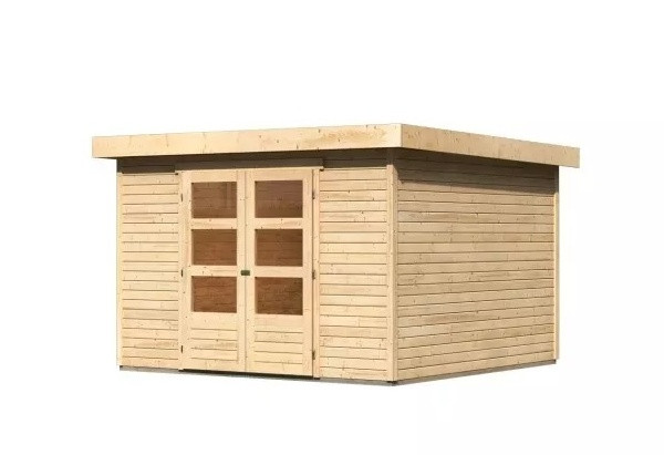 Dřevěný domek KARIBU ASKOLA 6 (73064) natur LG3198