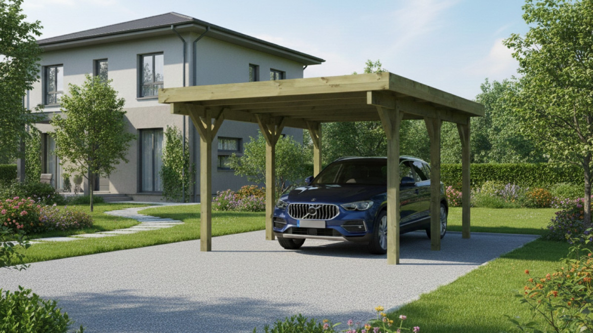 Carport KARIBU CLASSIC 1A 61577 LG3296