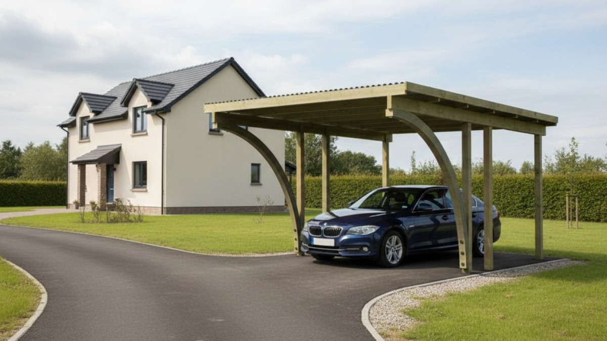 Carport KARIBU CLASSIC 1C 61951 LG3300