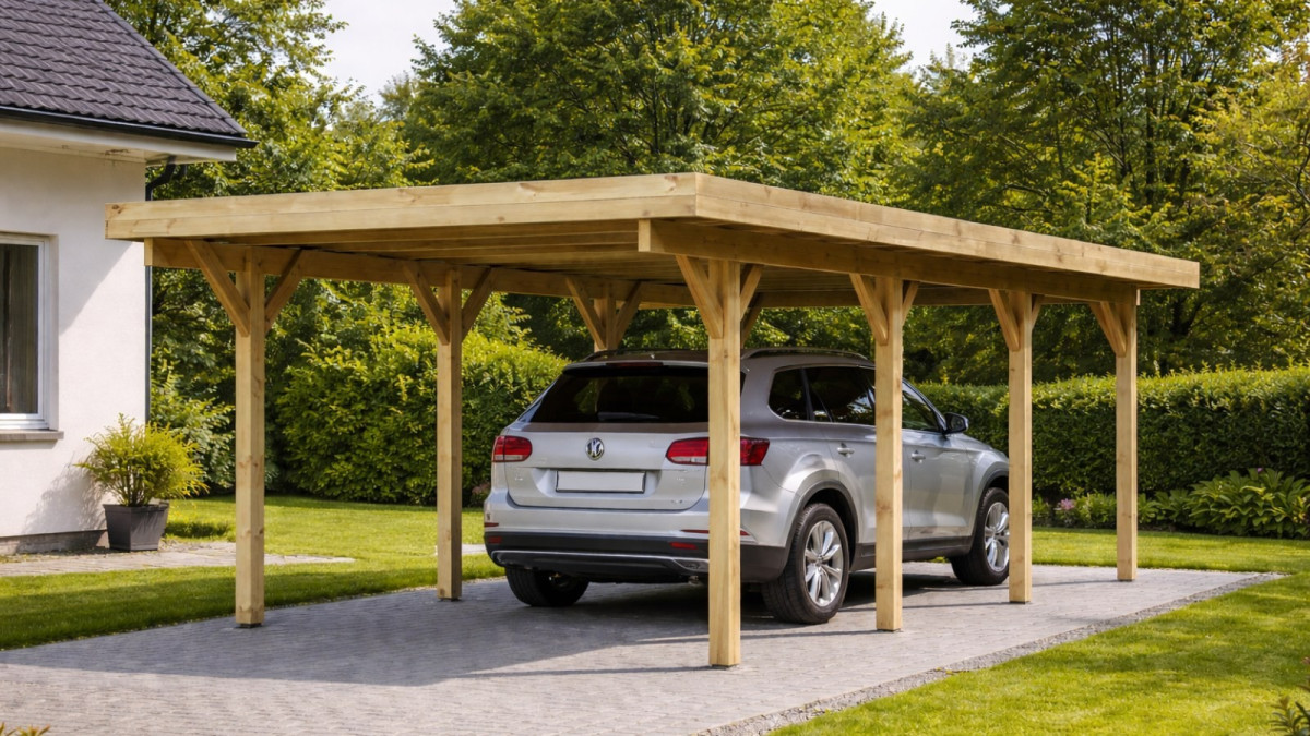 Carport KARIBU CLASSIC 2A 61952 LG3301