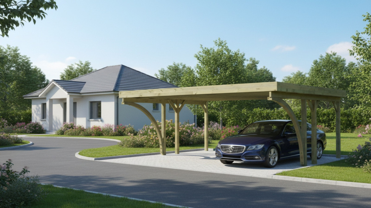 Carport KARIBU CLASSIC 1C 61959 LG3309