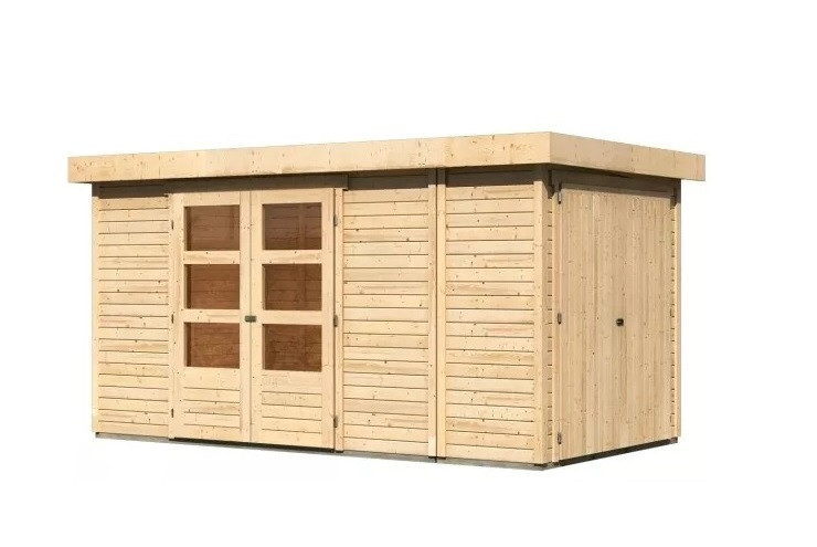 Dřevěný domek KARIBU RETOLA 5 (82964) natur LG3380