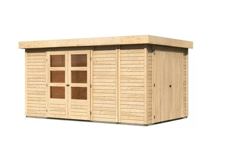Dřevěný domek KARIBU RETOLA 6 (82967) natur LG3384