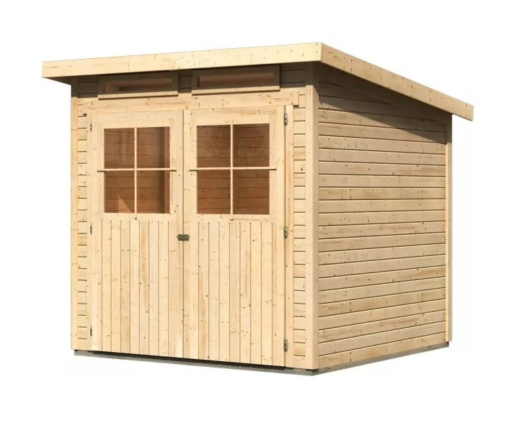 Dřevěný domek KARIBU GLUCKSBURG 3 (57734) natur LG3491
