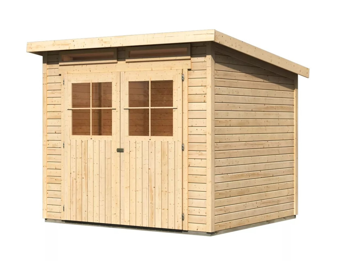 Dřevěný domek KARIBU GLUCKSBURG 4 (57743) natur LG3496