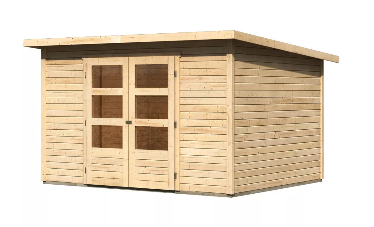 Dřevěný domek KARIBU STOCKACH 5 (82982) natur LG3519