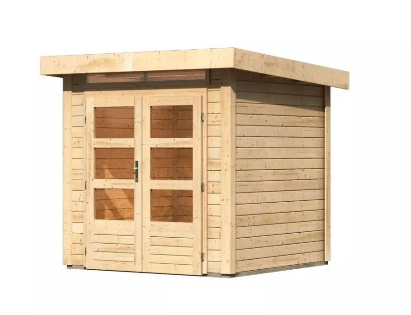 Dřevěný domek KARIBU KANDERN 1 (82984) natur LG3527
