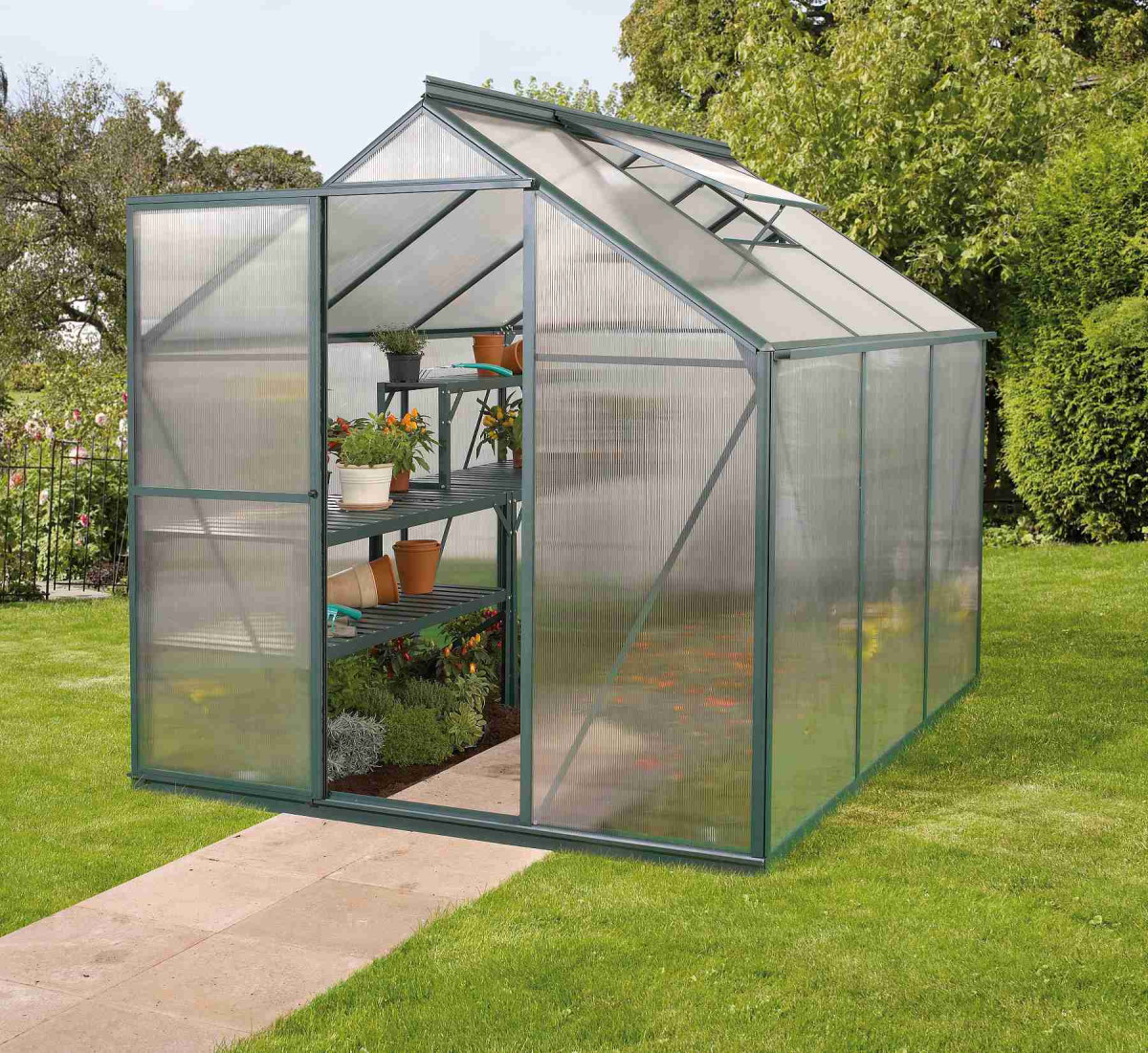 Skleník VITAVIA TRITON 3800 PC 4 mm zelený LG3657