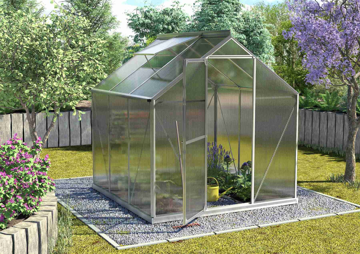 Skleník VITAVIA TRITON 3800 PC 6 mm stříbrný LG3660