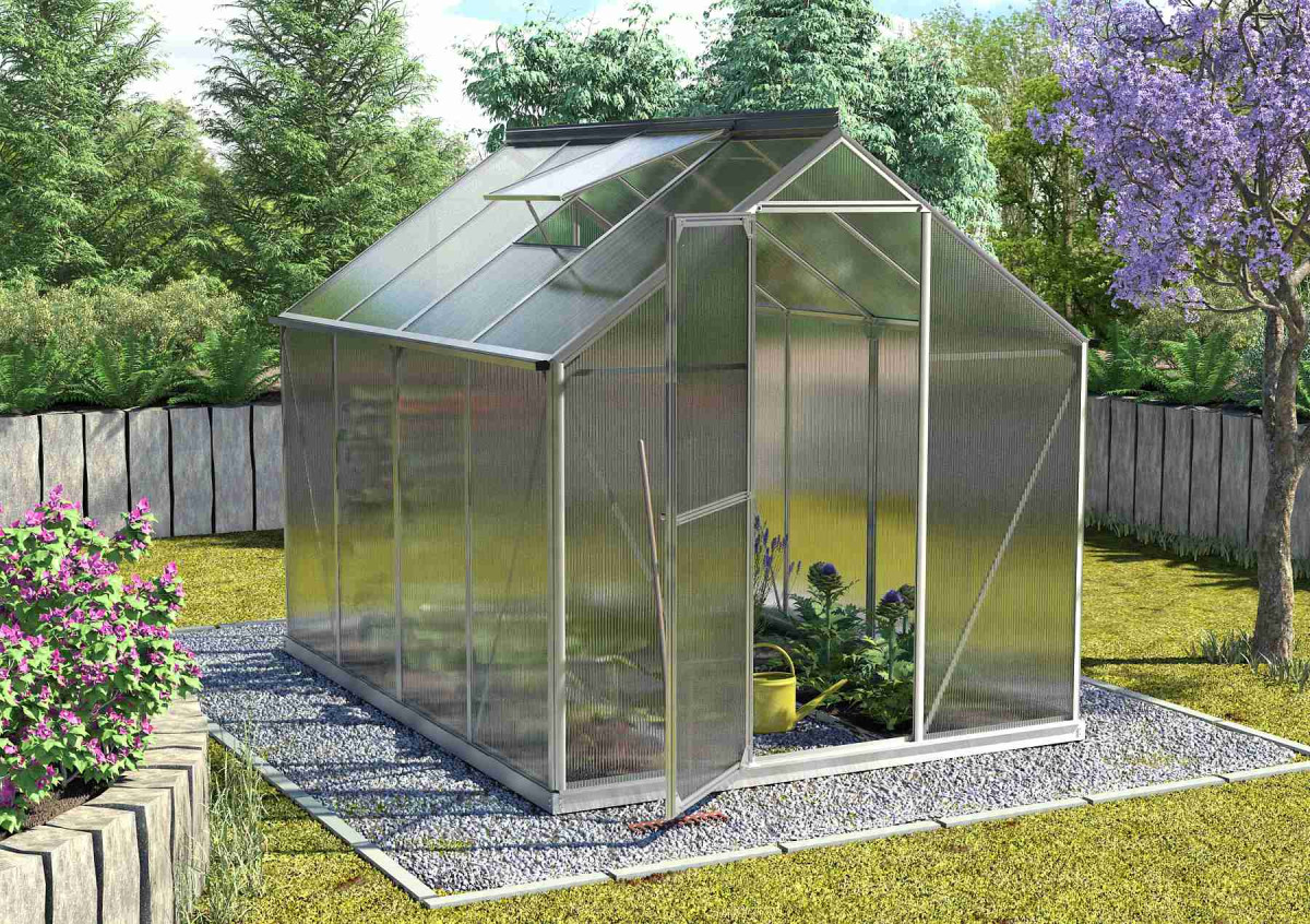 Skleník VITAVIA TRITON 5000 PC 6 mm stříbrný LG3672
