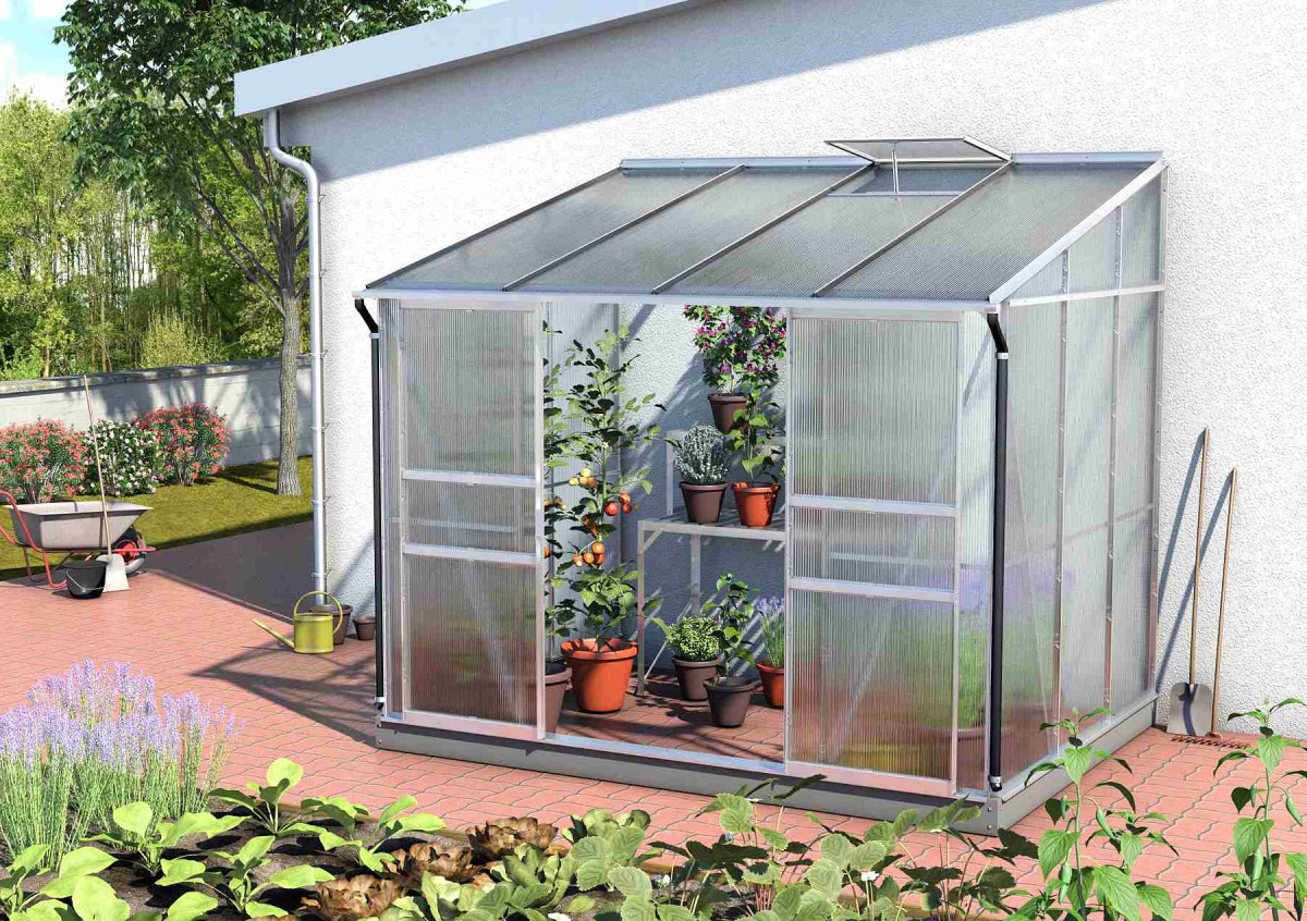 Skleník VITAVIA IDA 5200 PC 6 mm stříbrný LG297