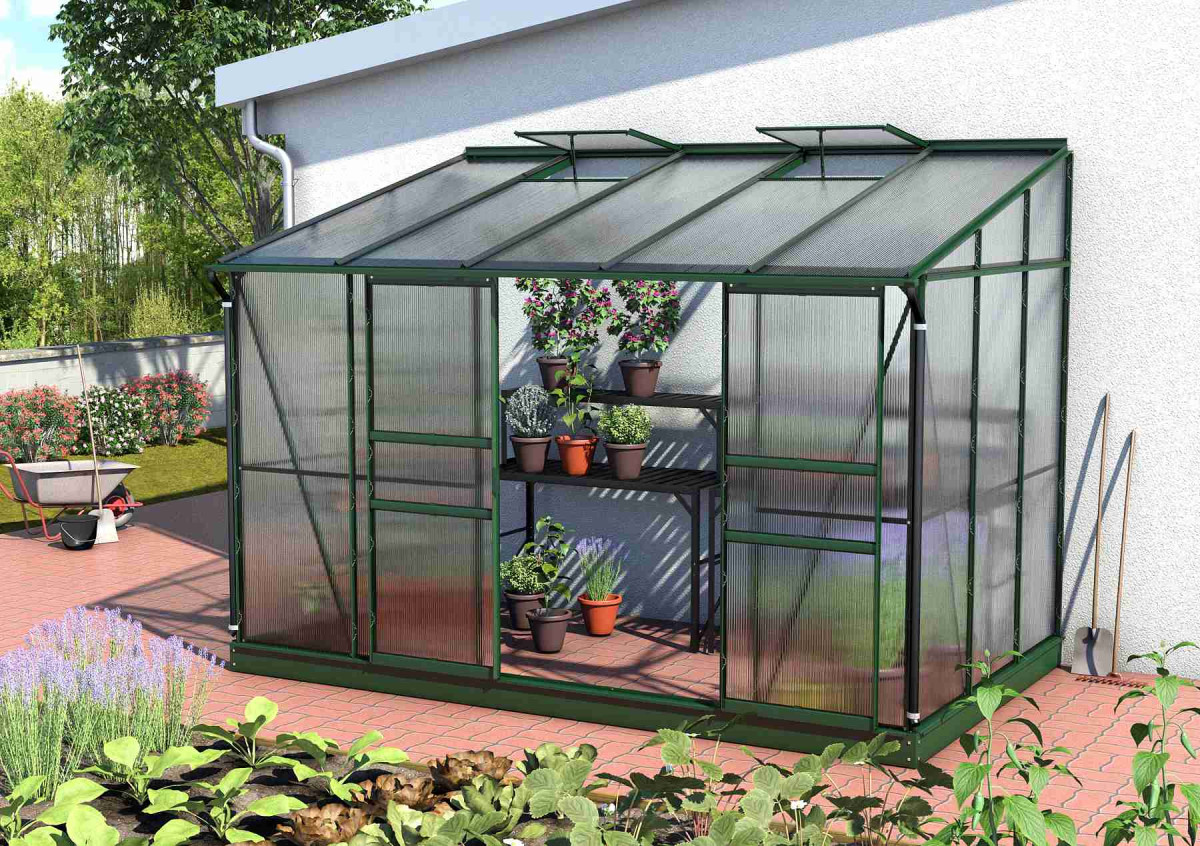 Skleník VITAVIA IDA 6500 PC 6 mm zelený LG1130