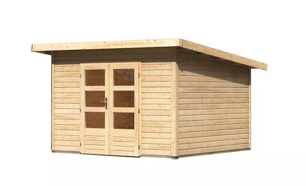Dřevěný domek KARIBU NORTHEIM 3 (73277) natur LG3850