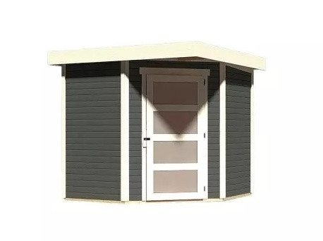 Dřevěný domek KARIBU SCHWANDORF 3 (73468) terragrau LG3890