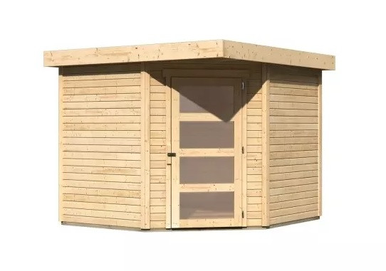 Dřevěný domek KARIBU SCHWANDORF 5 (73470) natur  LG3904