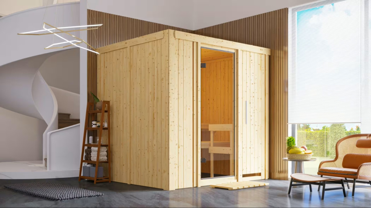 Finská sauna KARIBU SODIN (85594) LG3977