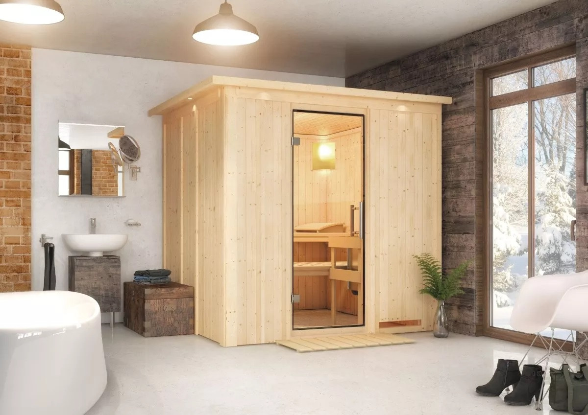 Finská sauna KARIBU SODIN (85599) LG3980