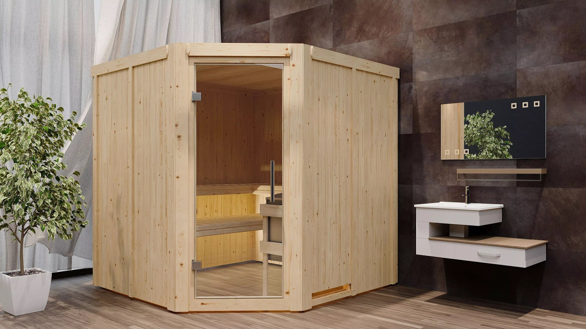 Finská sauna KARIBU JARIN (85636) LG3984