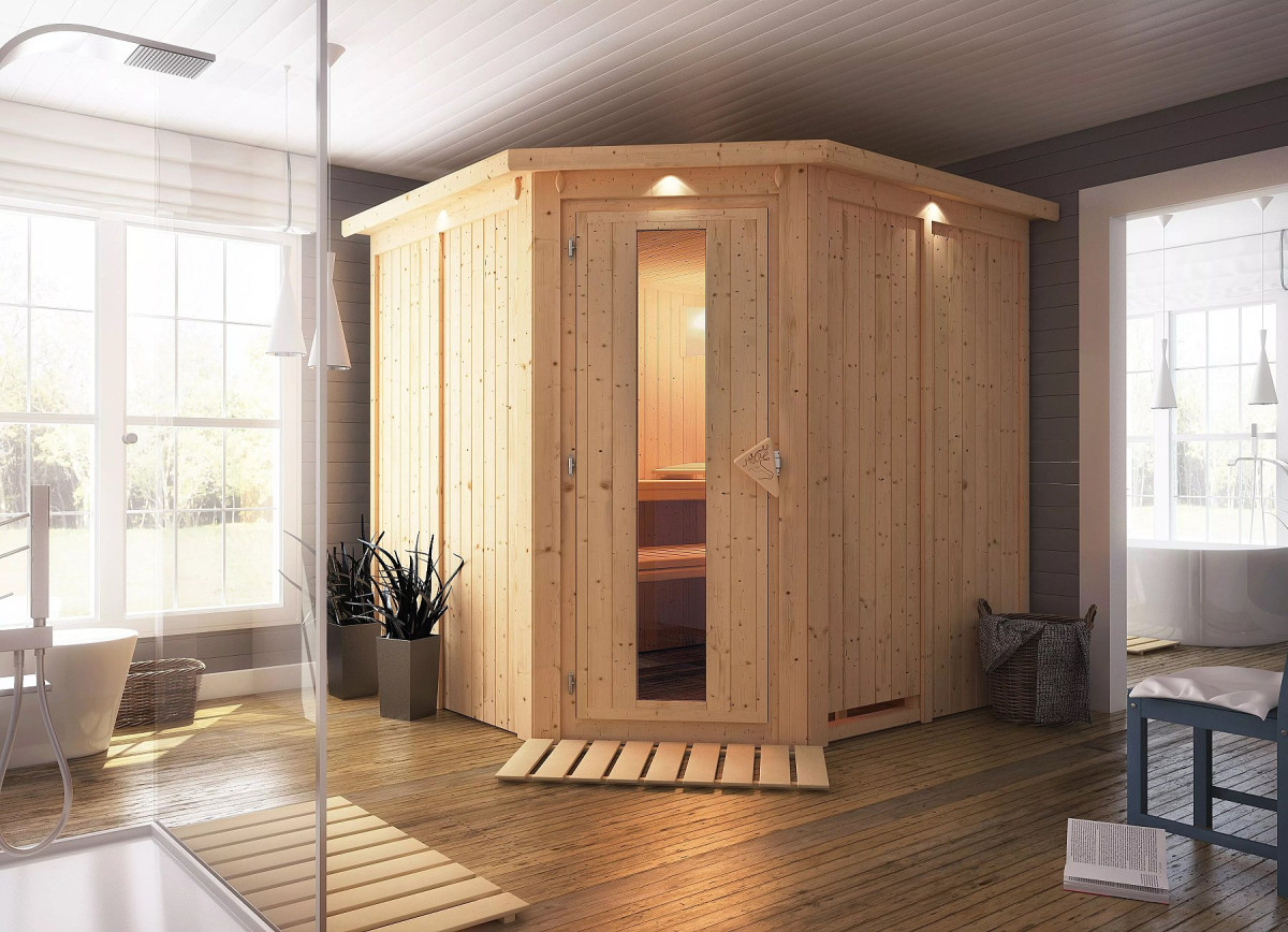 Finská sauna KARIBU JARIN (71348) LG3986