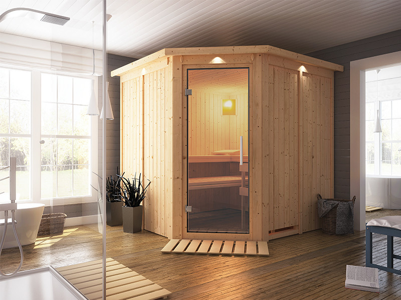 Finská sauna KARIBU JARIN (85640) LG3987