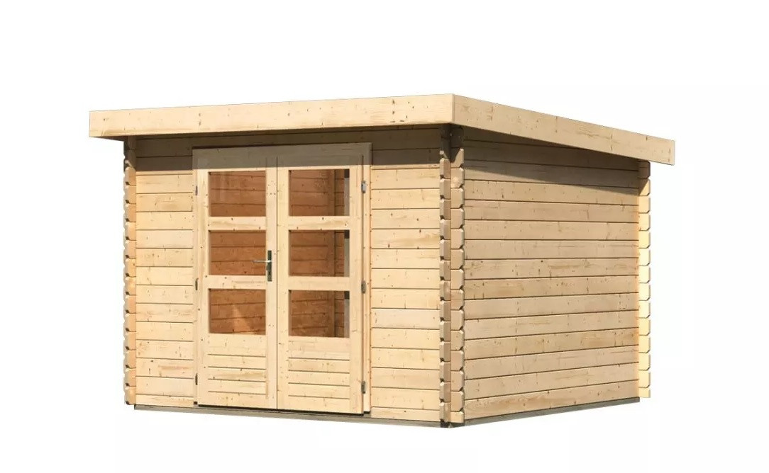 Dřevěný domek KARIBU OLAF 5 (97612) natur LG4065