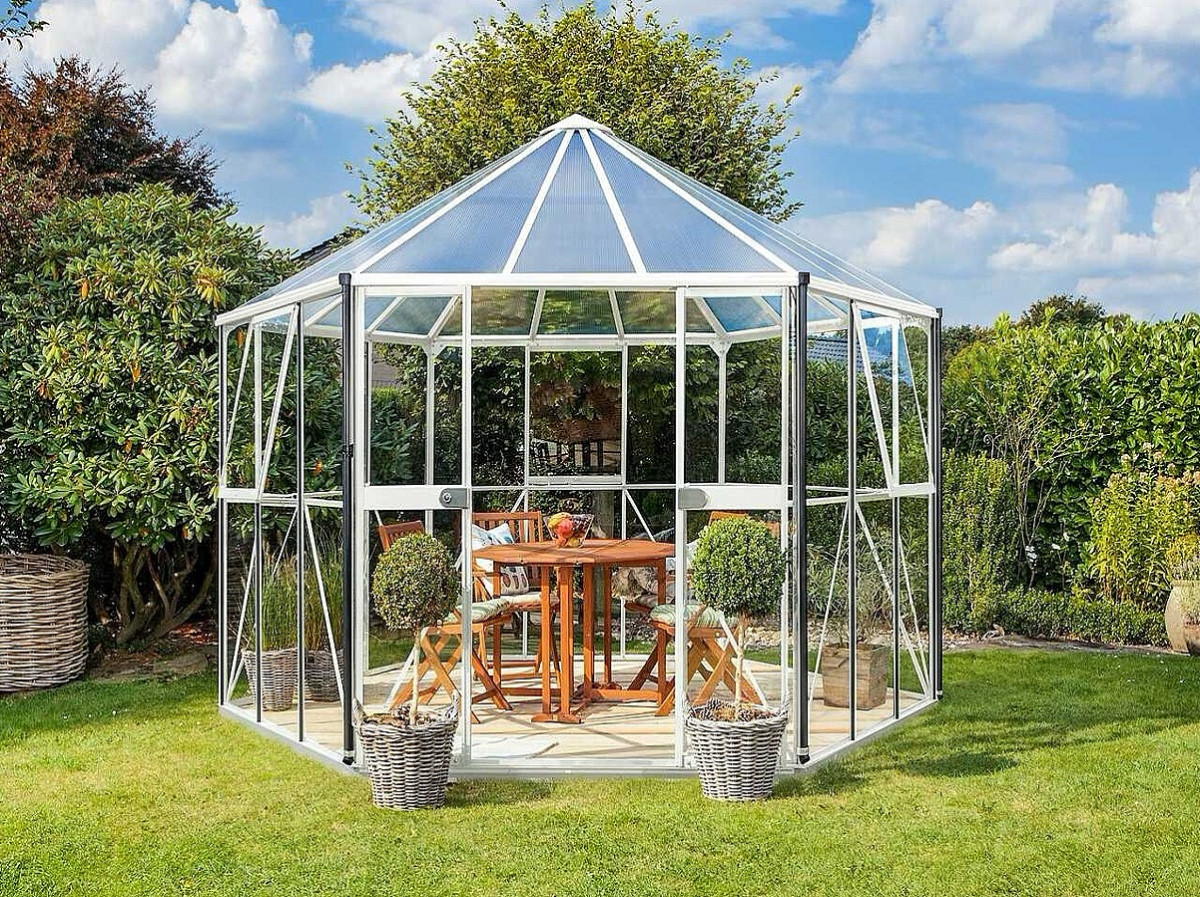 Zahradní pavilon VITAVIA HERA 9000 bílý LG4105