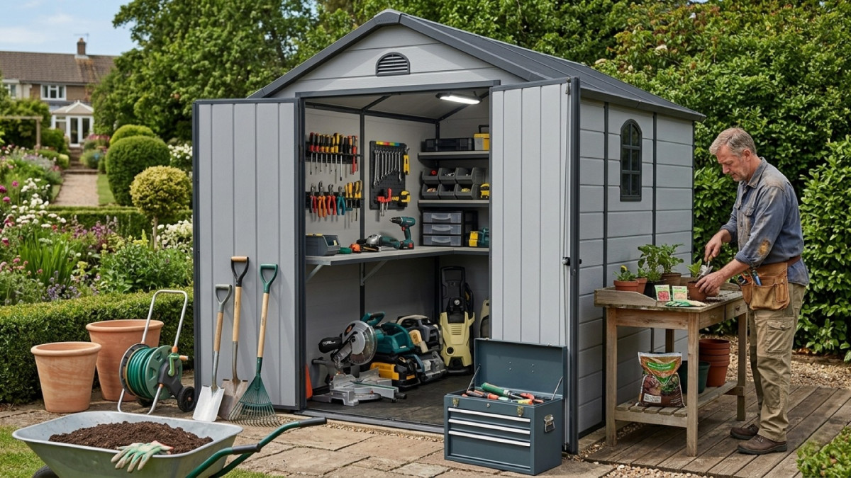 Plastový domek LANITPLAST LONGFORD 69 LG4019