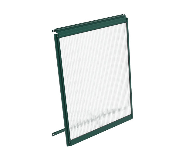 Stěnové ventilační okno zelené VITAVIA typ V (40000604) PC 6 mm LG4111