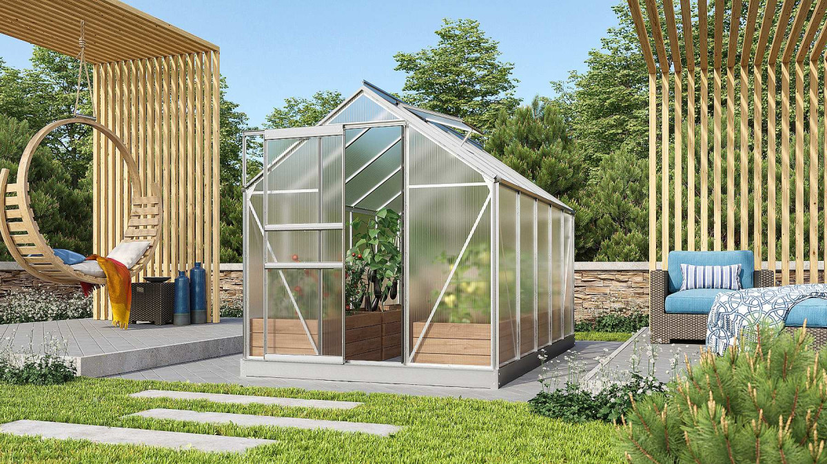 Skleník VITAVIA VENUS 6200 PC 6 mm stříbrný LG4143