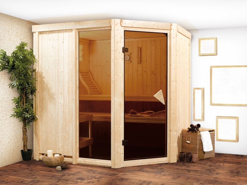 Finská sauna KARIBU FIONA 2 (52595) LG4206