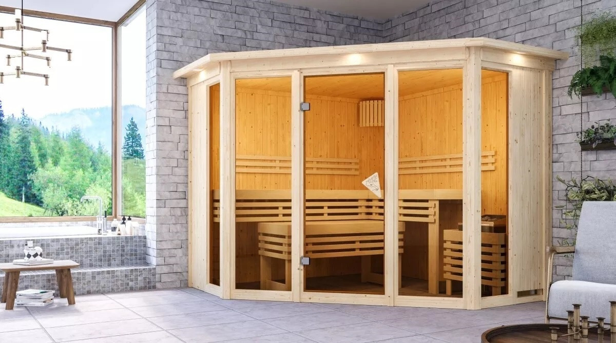 Finská sauna KARIBU ALCINDA (6109)  LG4211