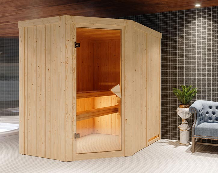 Finská sauna KARIBU SAJA (59779) LG4289