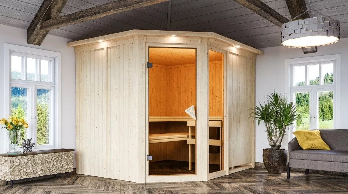 Finská sauna KARIBU FIONA 3 (49976) LG4209