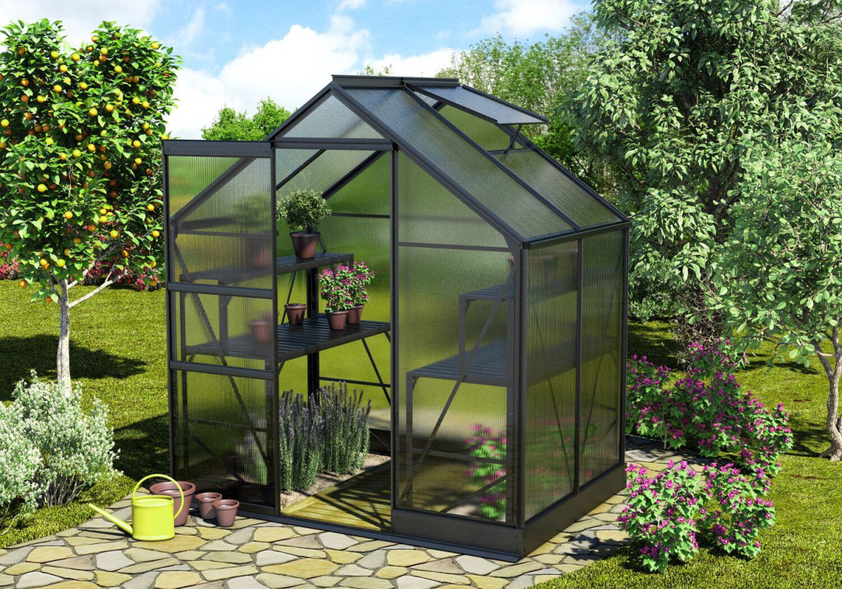 Skleník VITAVIA APOLLO 2500 PC 6 mm černý LG4391