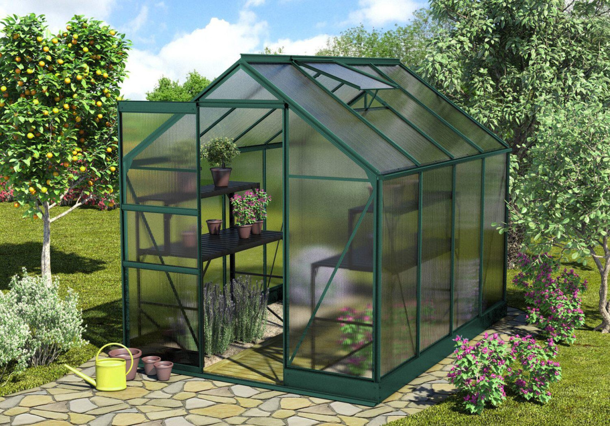 Skleník VITAVIA APOLLO 5000 PC 6 mm zelený LG4402