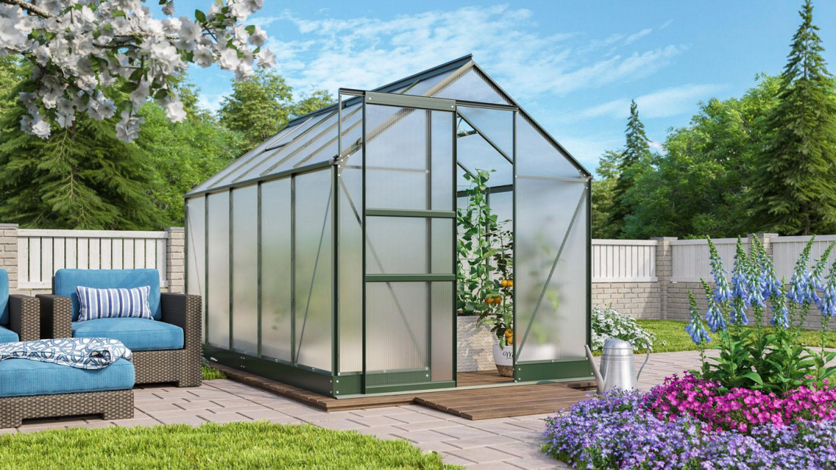 Skleník VITAVIA APOLLO 6200 PC 6 mm zelený LG4410