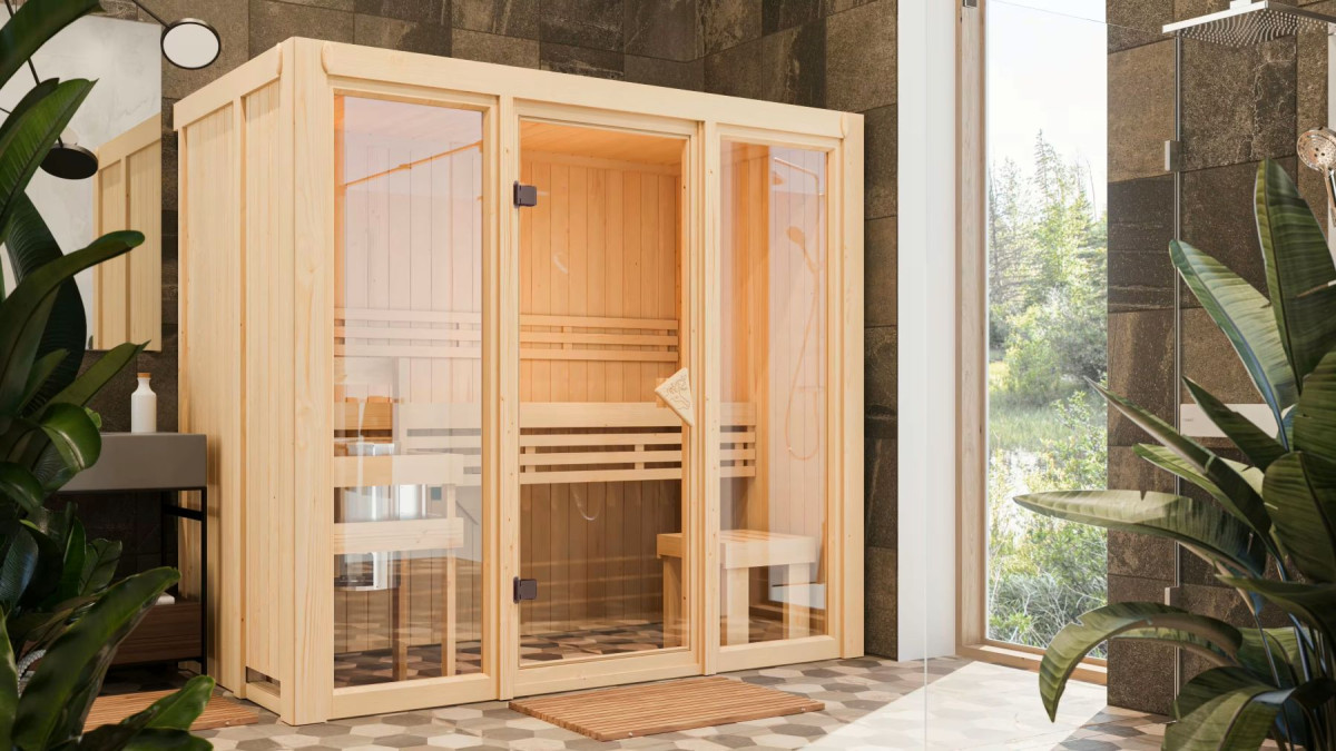 Finská sauna KARIBU AVARI 2 (93005) LG4625