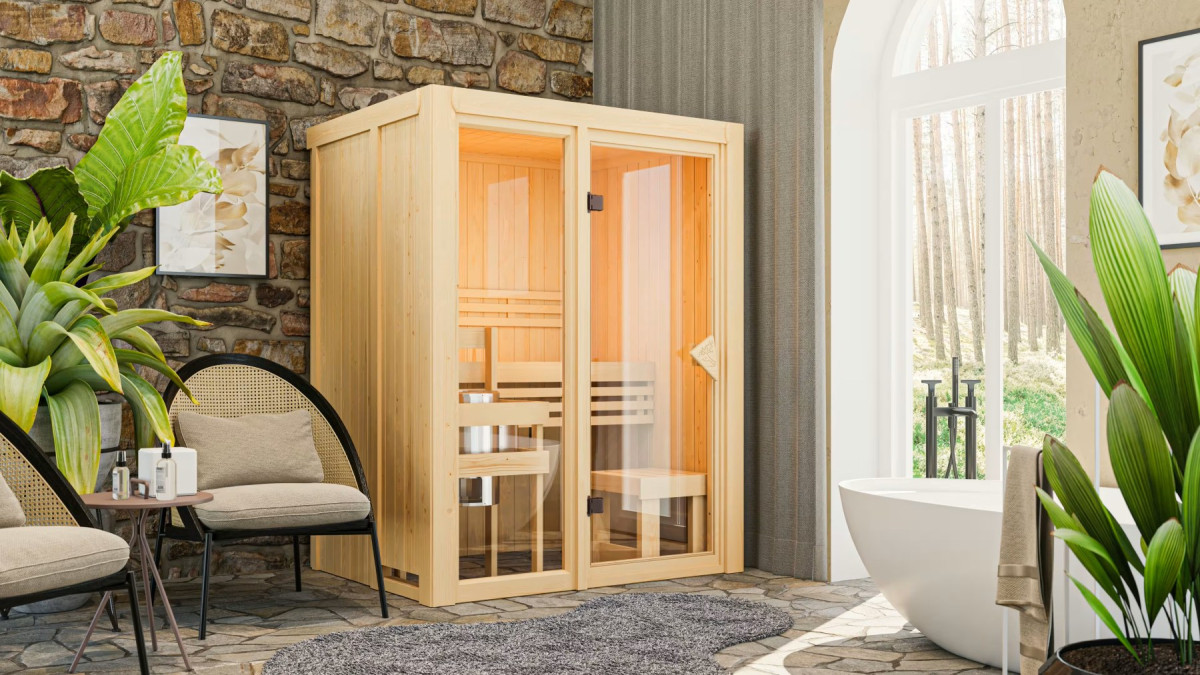 Finská sauna KARIBU AVARI 1 (93001) LG4624