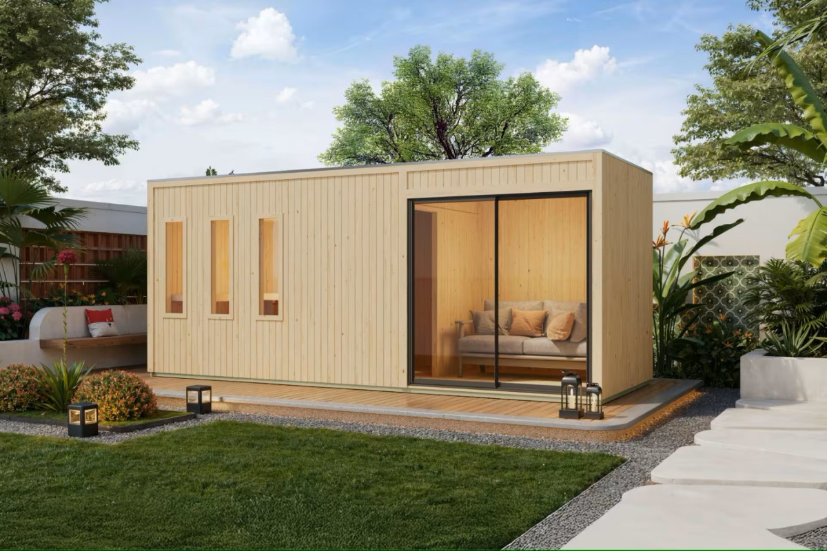Finská sauna KARIBU MONTEREY (34031) natur LG4626