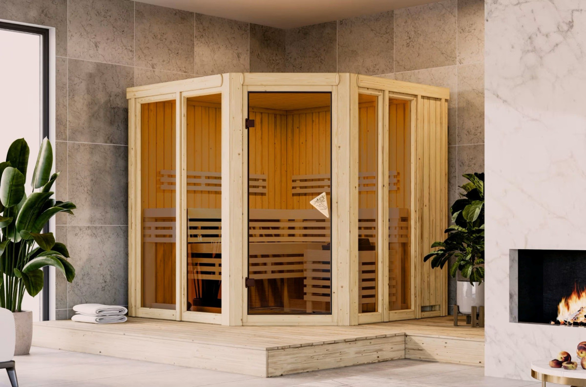 Finská sauna KARIBU AIRI (34283) LG4615