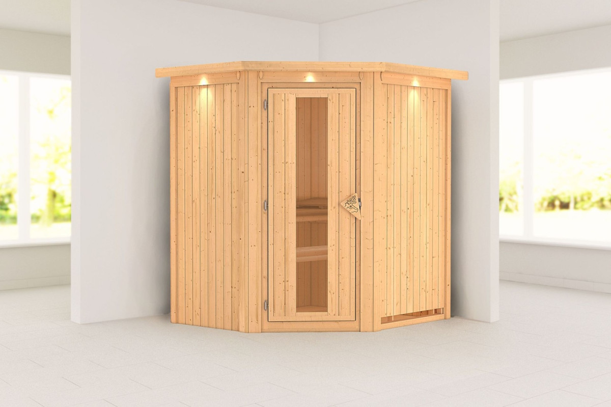 Finská sauna KARIBU TAURIN (80645) LG5069