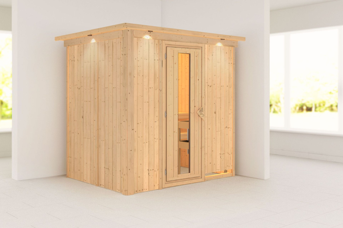 Finská sauna KARIBU BODIN (75630) LG5085