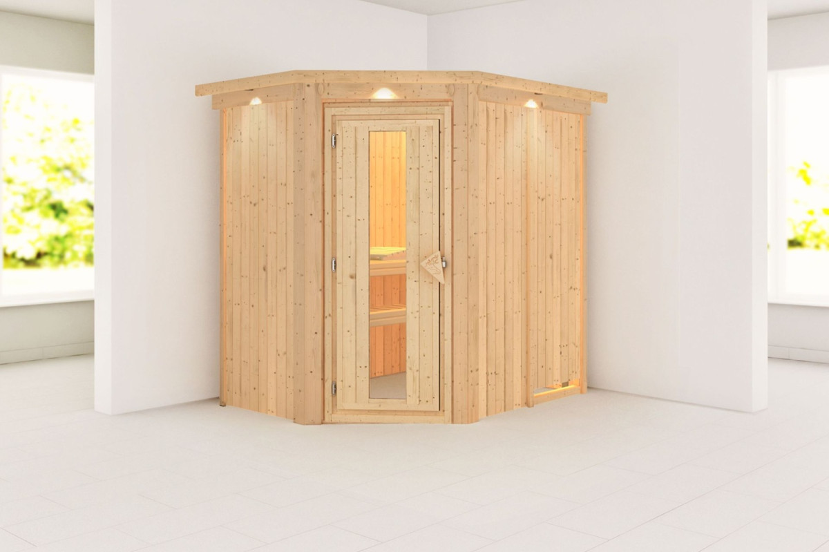 Finská sauna KARIBU CARIN (75667) LG5093