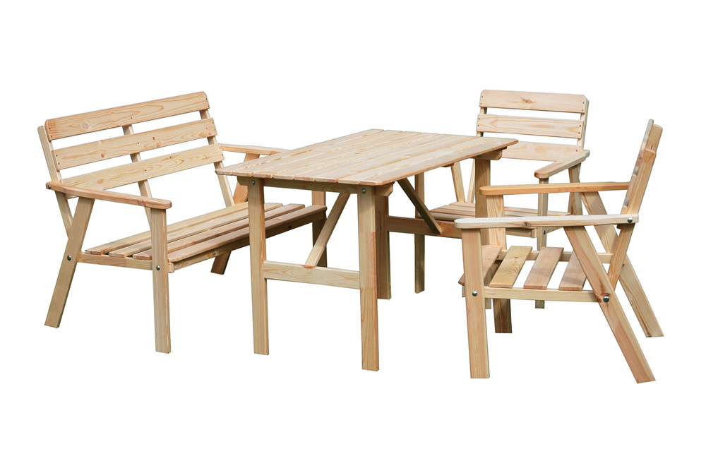 Rojaplast NORDIC zahradní set dřevěný